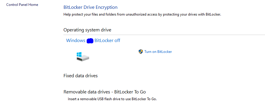 BitLocker Encryption