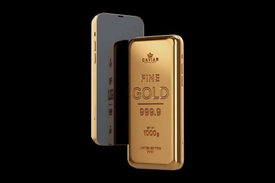 This Gold iPhone 12 Pro comes with a Bold price